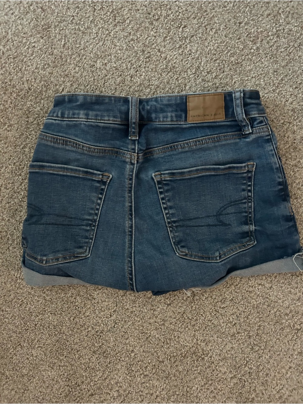 American Eagle Outfitters Dark Blue Denim Jean Shorts
